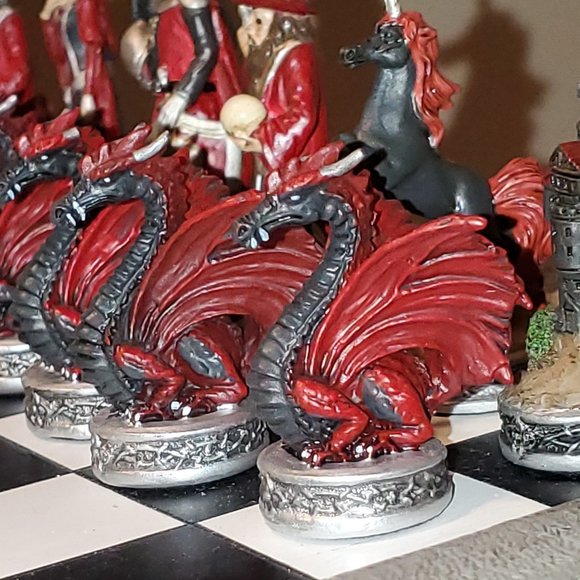 Collectors Dragon Chess Board set - Picture 10 of 12